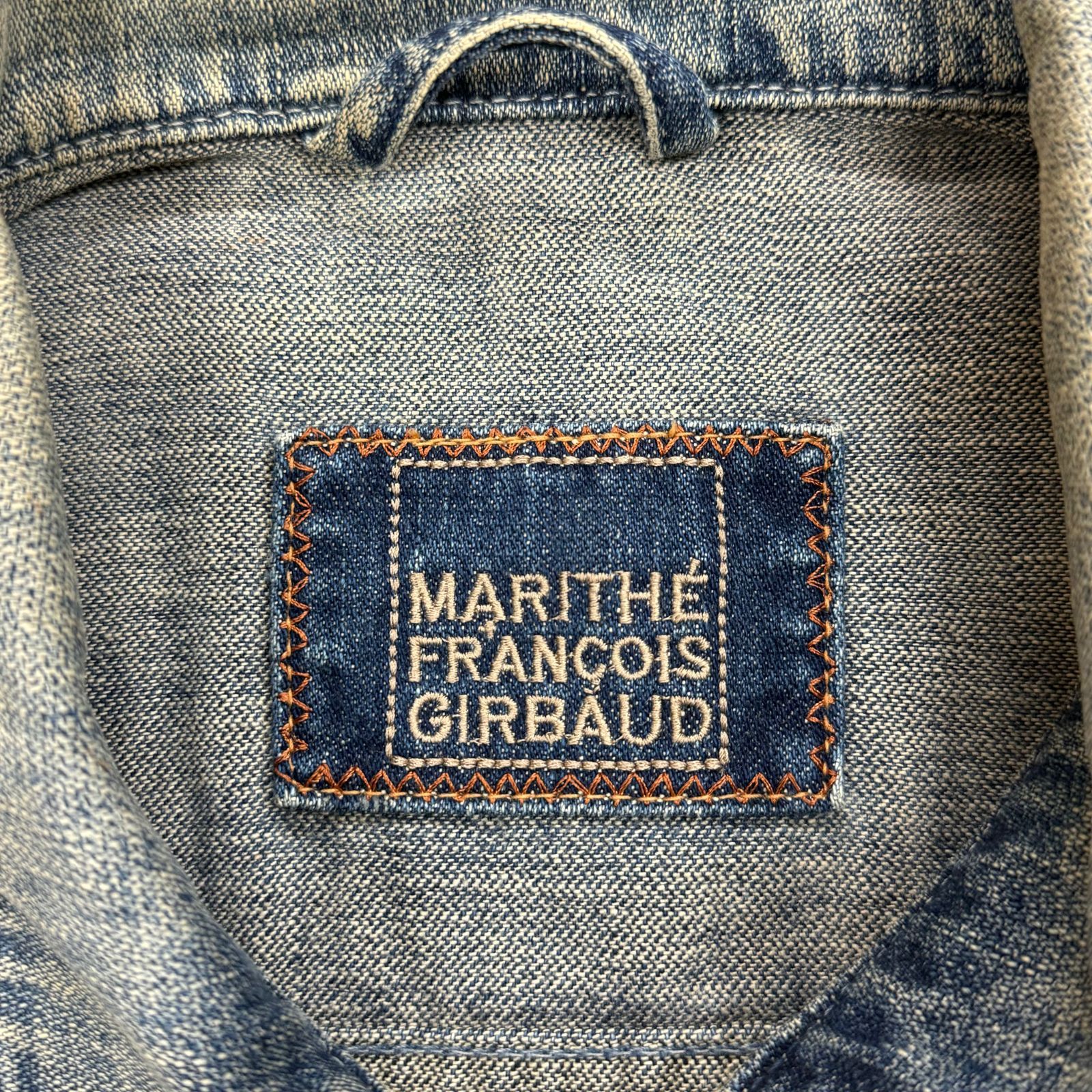 MARITHE＋FRANCOIS GIRBAUD ジップアップデニムジャケット Gジャン