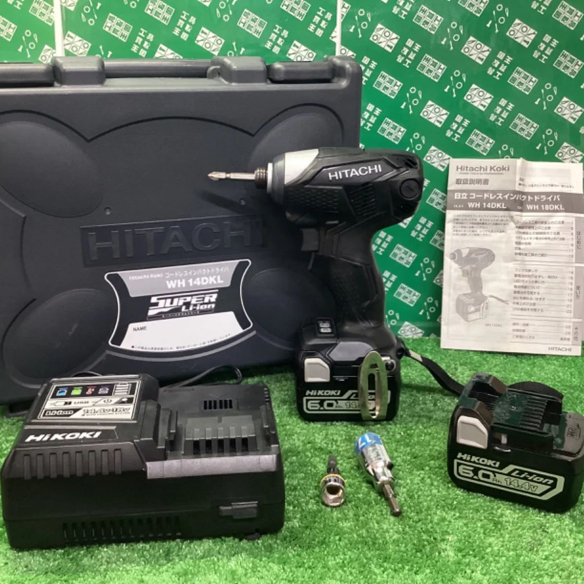 HITACHI 日立工機 WH14DKL 14.4V コードレス インパクトドライバ BSL1430 44Wh  R410(本体)｜売買されたオークション情報、yahooの商品情報をアーカイブ公開 - オークファン インパクトドライバ