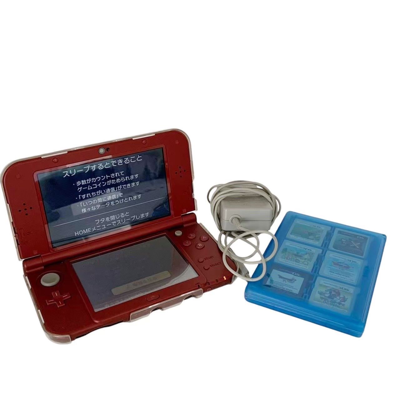 ニンテンドー3DS 人気ゲームソフト ドラクエ・マリオカートなど合計5本セット 任天堂 ニンテンドー 3DS LL ゲーム ソフト付き ドラクエ マリオ  カービィ ワインレッド ニンテンドー3DS 人気ゲーム