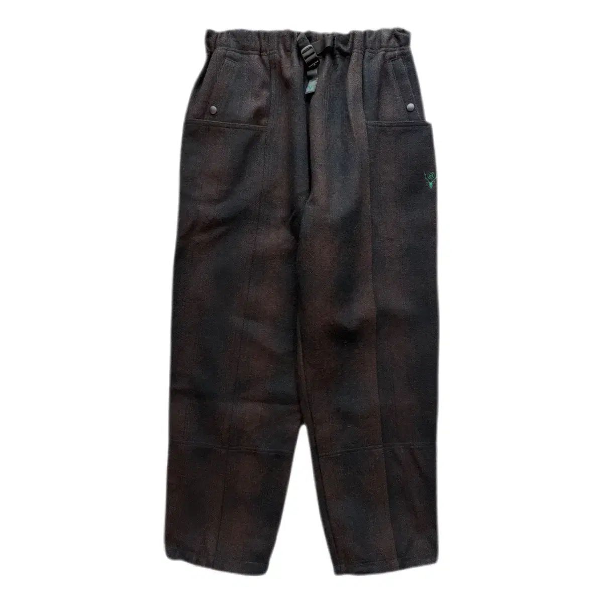 SOUTH2 WEST8 サウス2 ウエスト8 ベルト付き オンブレ ウールパンツ S - 35in