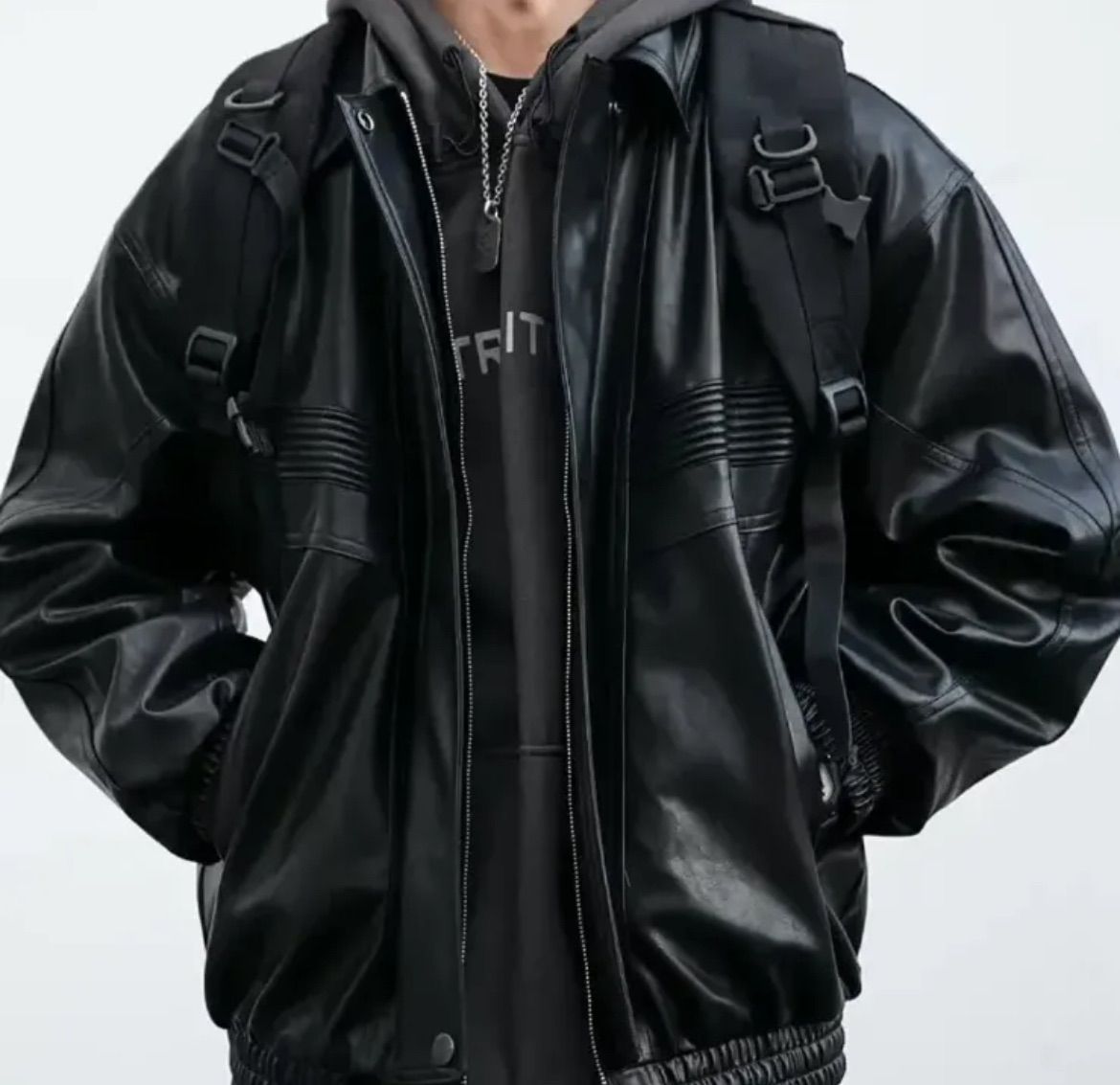 美品 ポールスミス マルチカラー 本革 レザージャケット ライダース L 黒 ポールスミス PAUL SMITH レザージャケット 革ジャン アウター 牛革