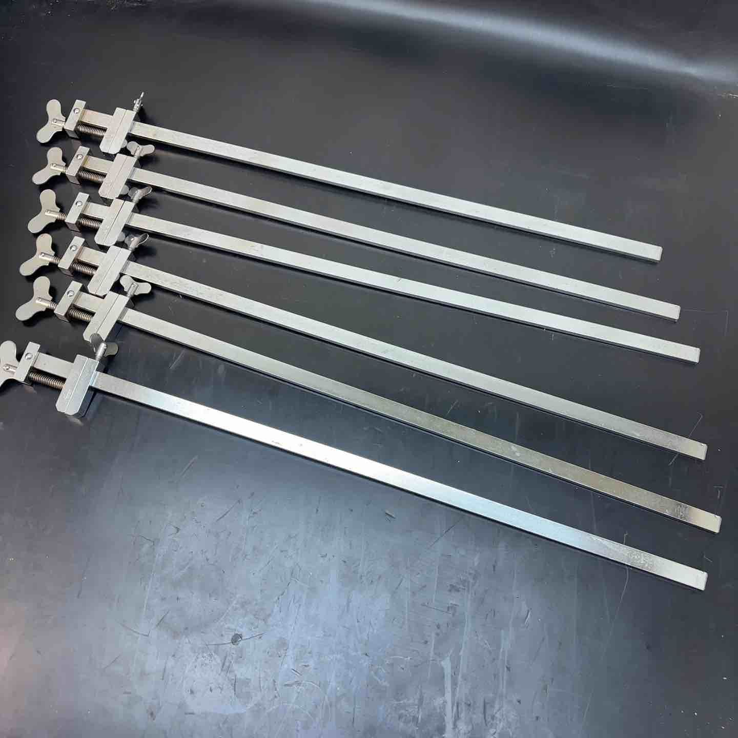 山崎製作所|YAMAZAKI ハタガネ はた金 全長約700mm 6本セット 岩槻店