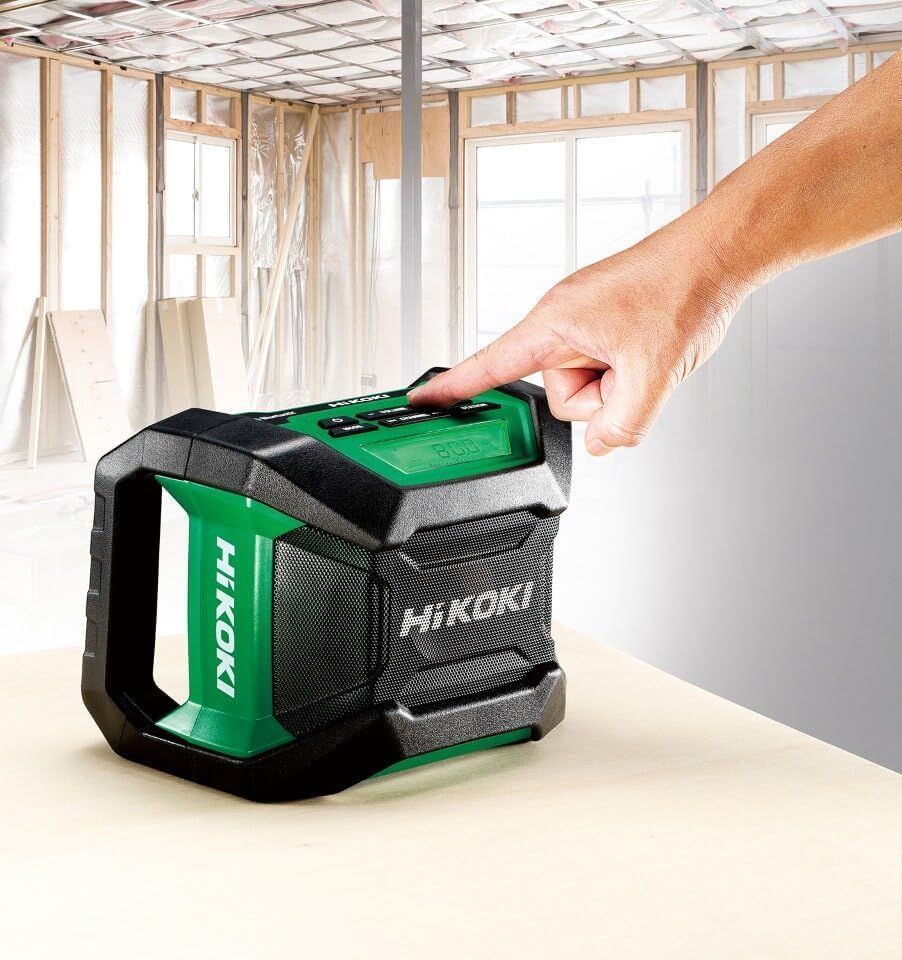 HiKOKI ハイコーキ 14.4V 18V共用 コードレスラジオ 小型軽量タイプ Bluetooth機能搭載 AC100V使用可 蓄電池 充電器別売り UR18DA NN