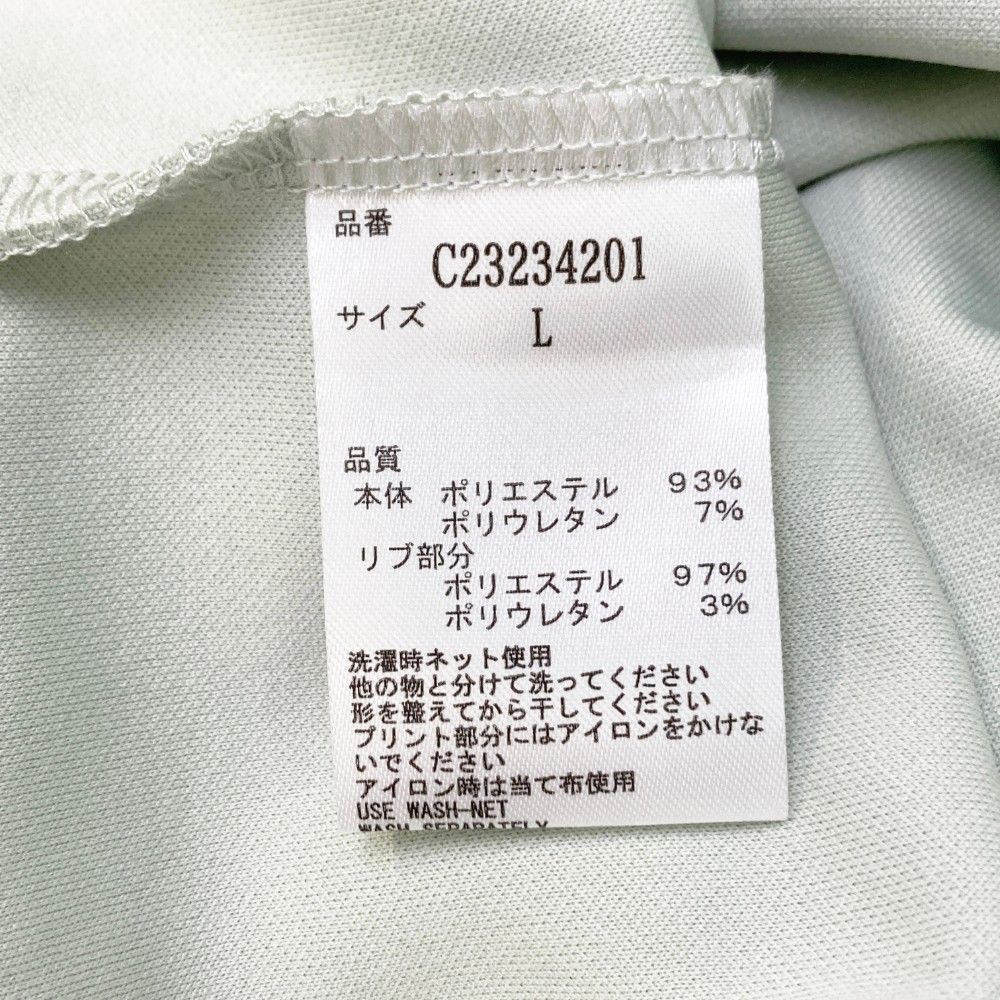 サイズ：L CALLAWAY キャロウェイ 2023年モデル ハイネック 半袖Tシャツ  グリーン系 [240101432508] ゴルフウェア レディース ストスト サイズ：L CALLAWAY キャロウェイ 2023年モデル ハイネック 半袖