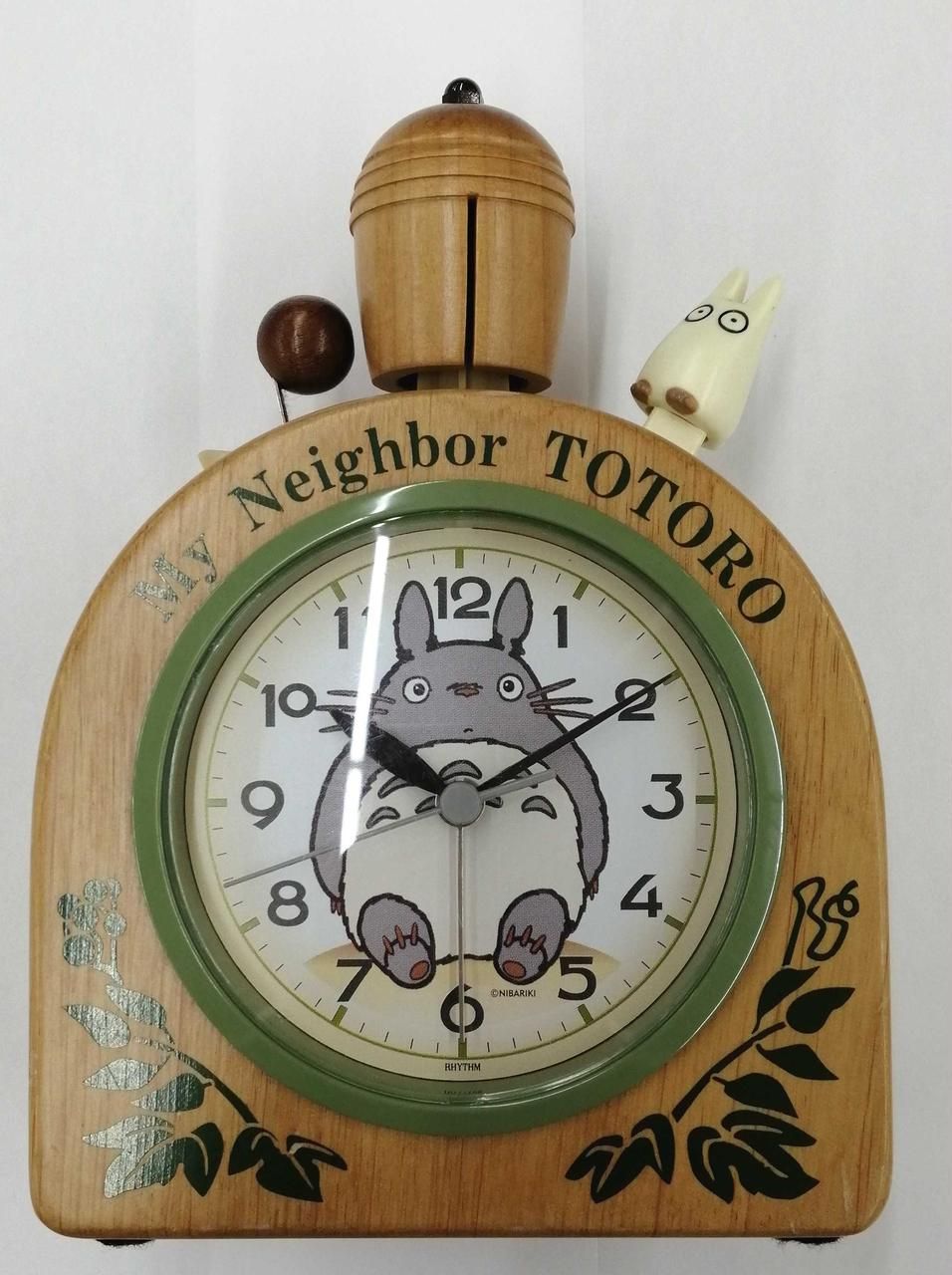 となりのトトロ オルゴール目覚まし時計 ジブリ となりのトトロ