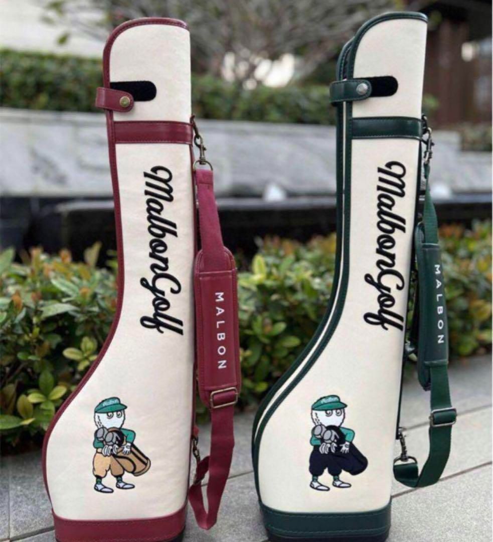 人気商品 malbon golf マルボンゴルフ キャディバッグ ゴルフバッグ スタンド ハーフケース キャディバッグ 自立型 防水 耐摩耗性 -  メルカリ