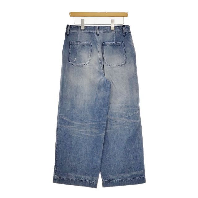 45R ホワイトデニムパンツ 404t*美品 45R 908 ホワイトデニム パンツ
