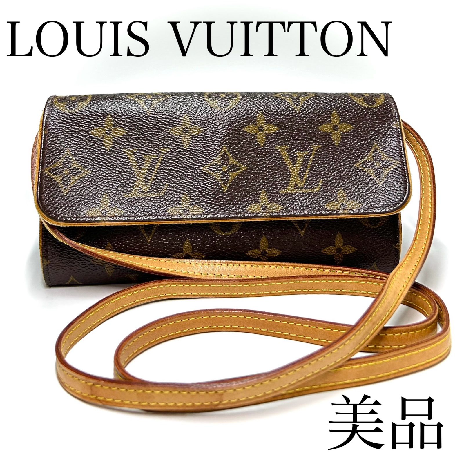 LOUIS VUITTON ルイヴィトンポシェットツイン PM ミニショルダー バッグ モノグラムM51854 - メルカリ