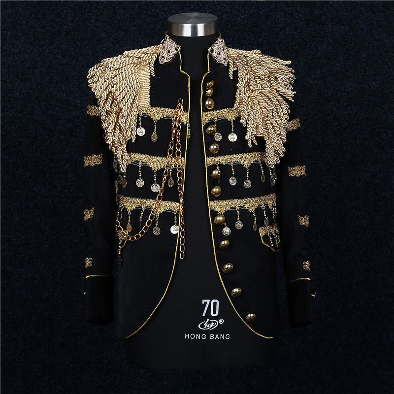 メンズ スーツ ジャケット上着 上下2点セット 4色 ブラック 黒 S M L-6XL コスプレ DJ衣装 演奏会 発表会 舞台衣装 演出 演歌