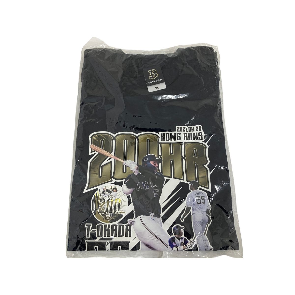オリックス野球クラブ T岡田 200本塁打 Tシャツ 山口廉王 ユニフォーム