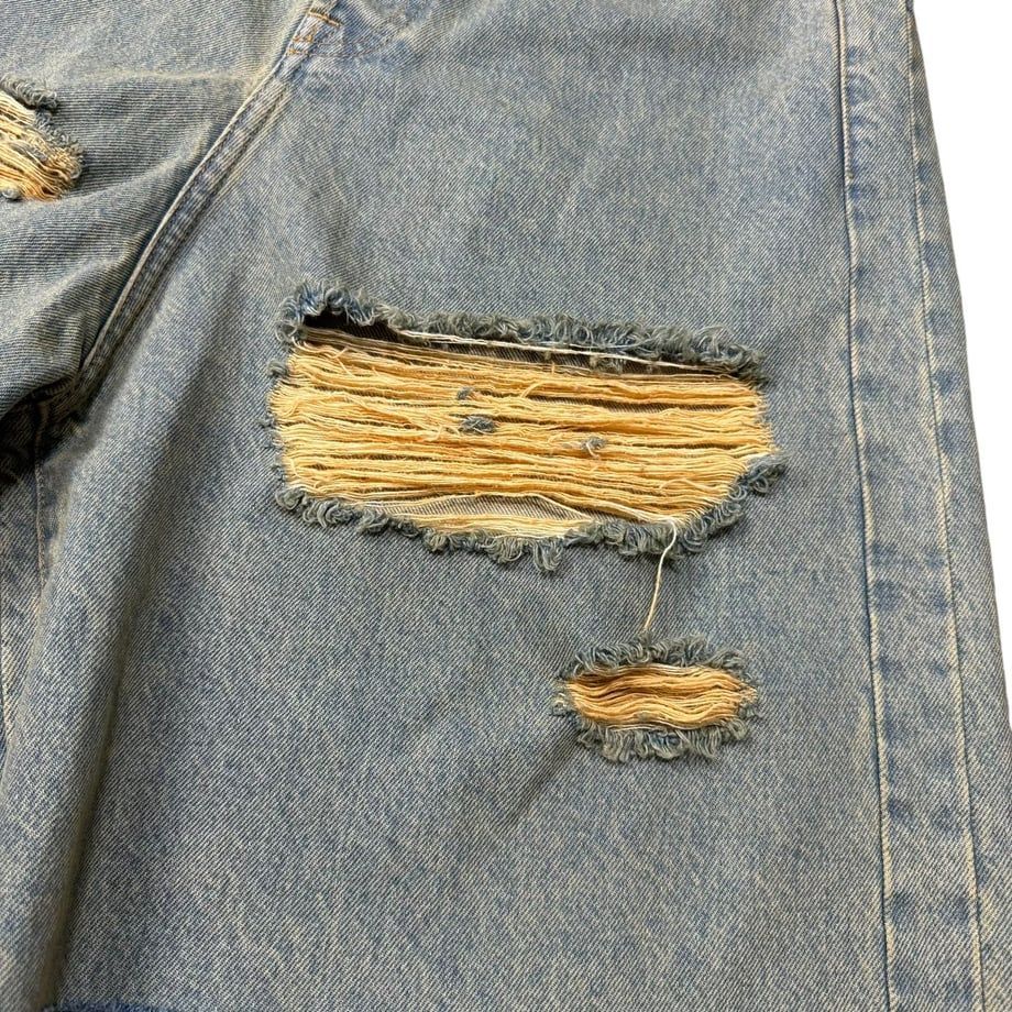 VETEMENTS】DESTORY DENIM SHORT PANTS ヴェトモン デニム ショーツ