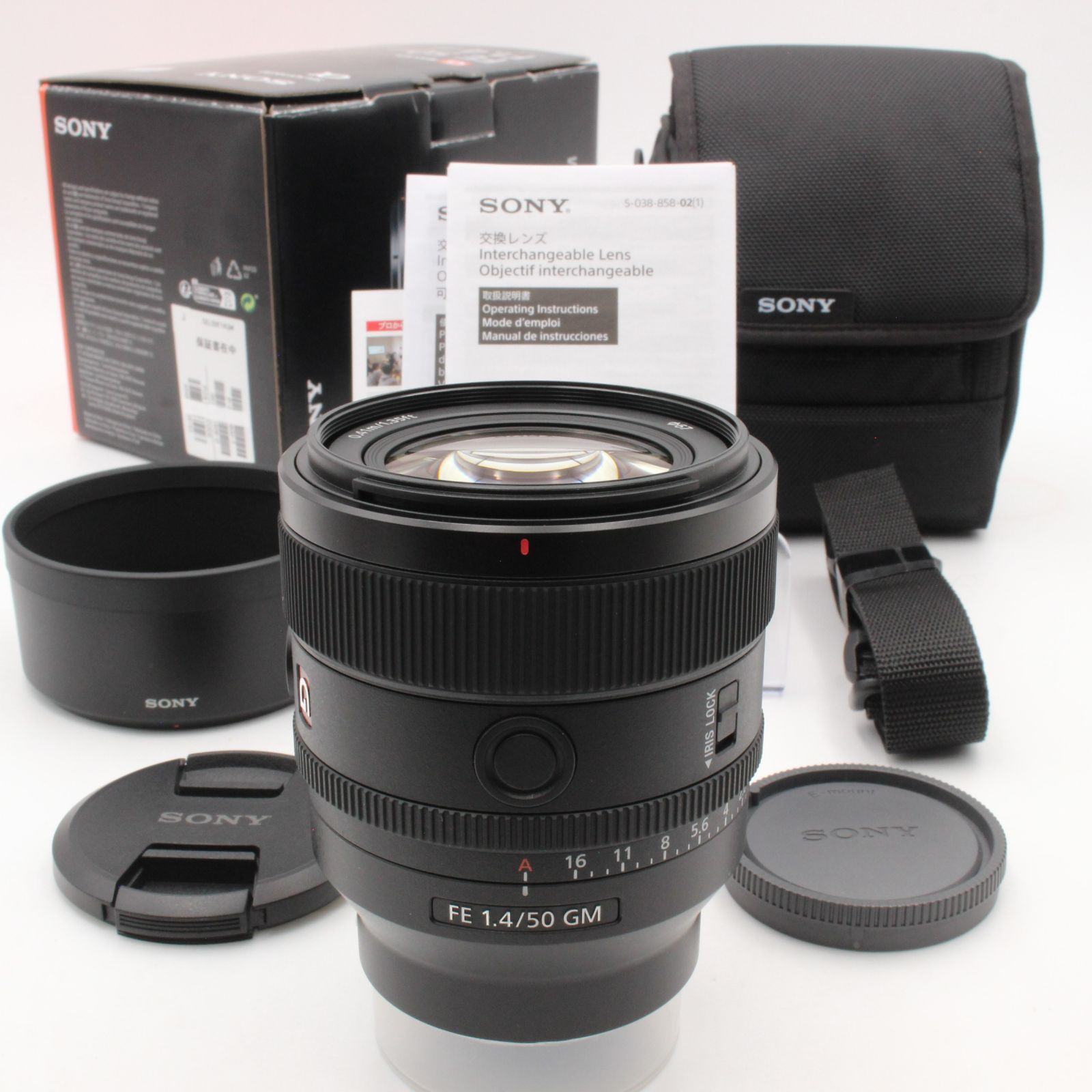 【美品（元箱なし）】SONY FE 50mm F1.4 GM 新品)SONY (ソニー) FE 50mm F1.4 GM SEL50F14GM（商品ID
