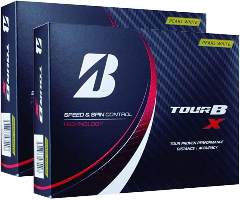 ２ダース BRIDGESTONE ブリヂストン ゴルフボール TOUR ツアー B X 2025年モデル 12球入 X_パールホワイト_２ダース