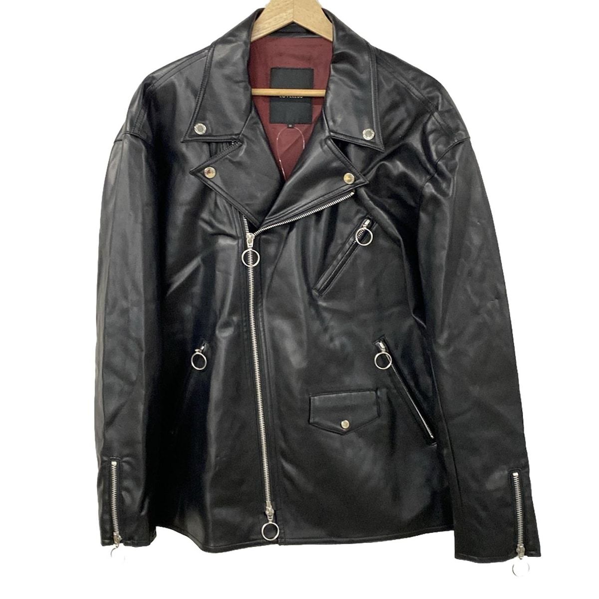 ☆ 馬面 ☆ LOVELESS ライダースジャケット　ラムレザー top.jpg