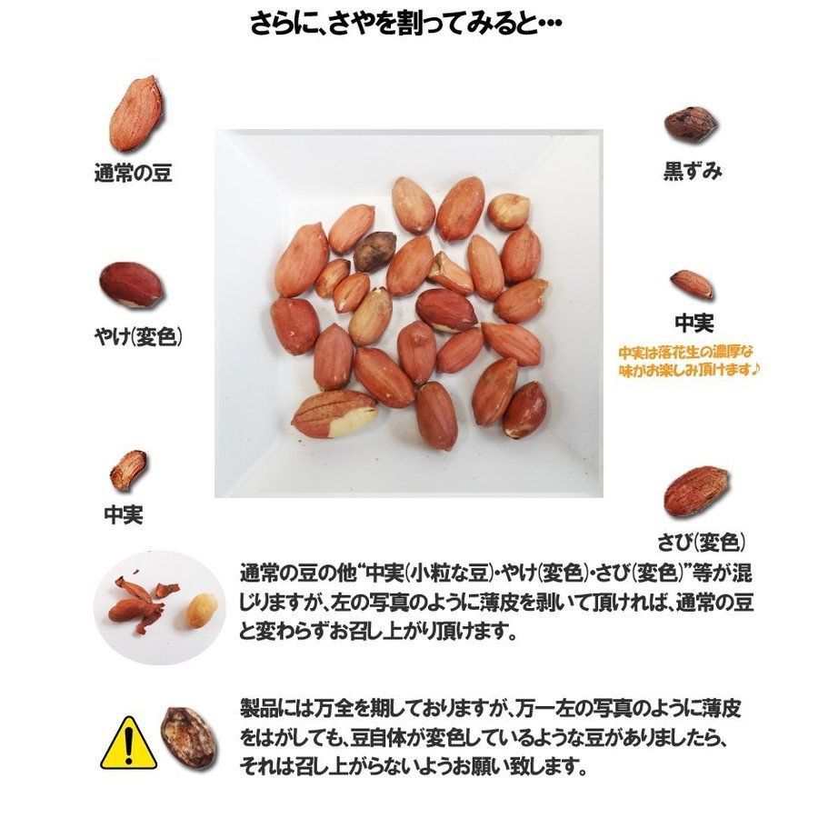 訳あり千葉県産落花生　340g