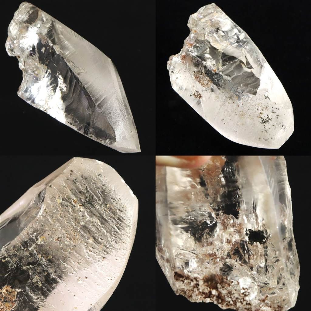 ヒマラヤ産アイスクリスタル ニルヴァーナクォーツ 蝕像水晶 ガーデン