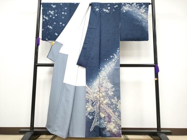平和屋本店□極上 吉乃一廉 幻の辻が花 訪問着 暈し染め 銀通し