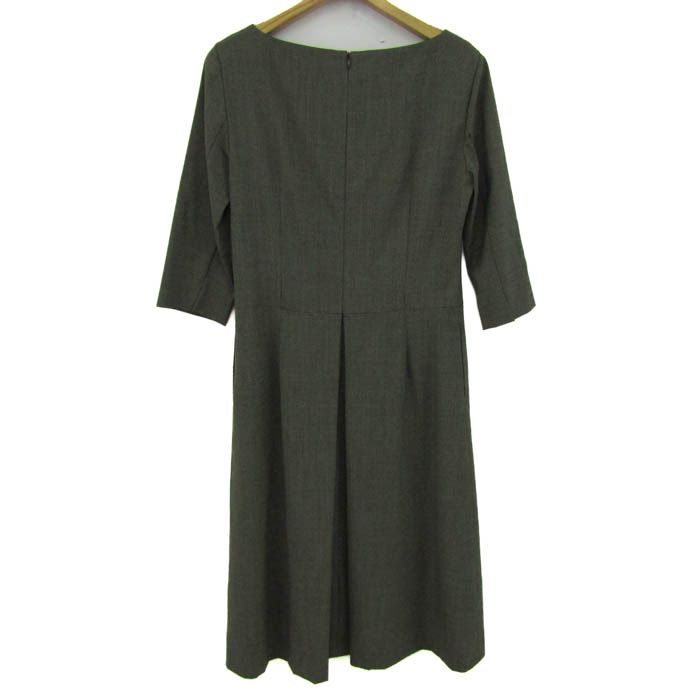 マーガレットハウエル ワンピース 長袖 ウール混ストレッチ トップス