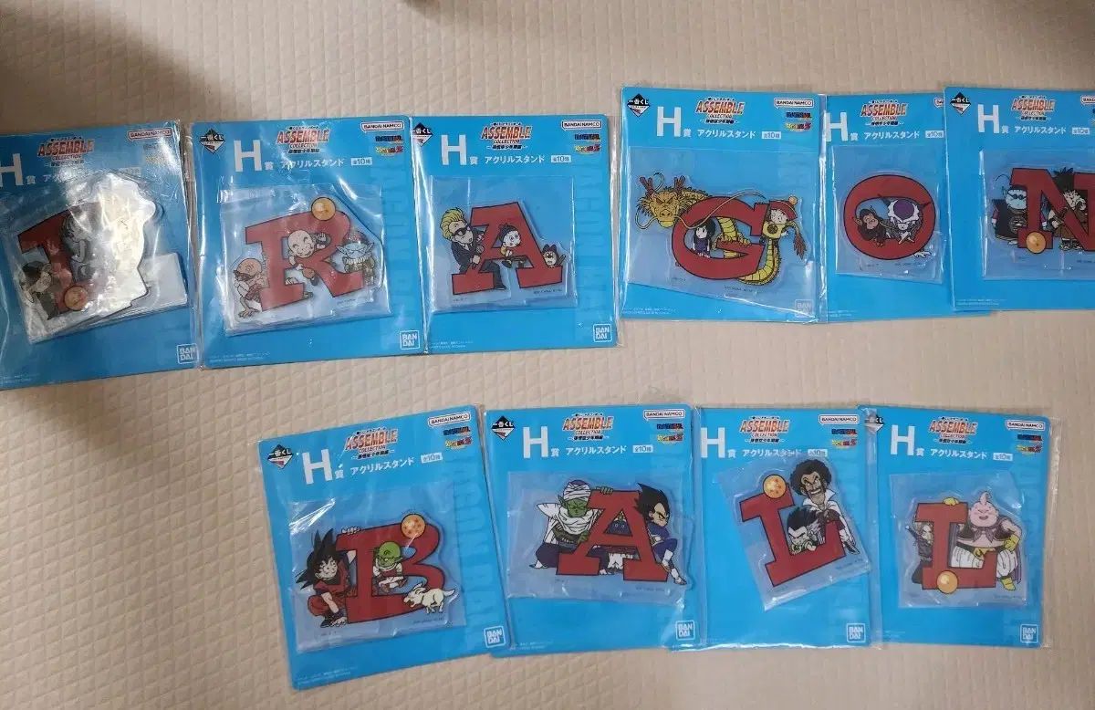 ドラゴンボール アクリル スタンド H 賞 アセンブル (フルセット