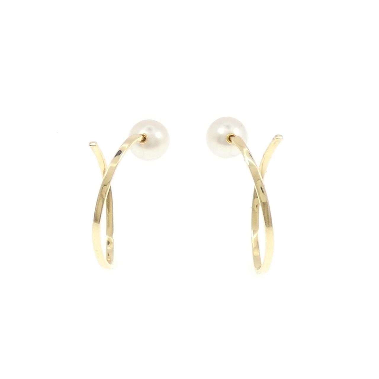 プラチナピアス スクリューチェーン フープピアス pt850 つけっぱなし