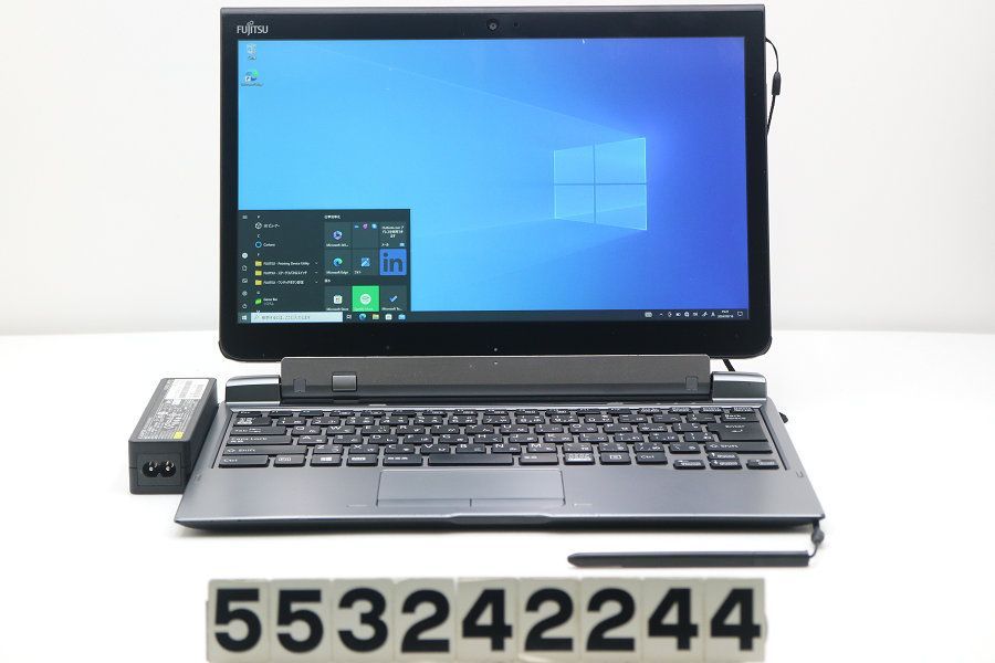 富士通 ARROWS Tab Q737/R Core i7 7600U 2.8GHz/8GB/256GB(SSD)/13.3W/FHD(1920x1080) タッチパネル/Win10 【553242244】