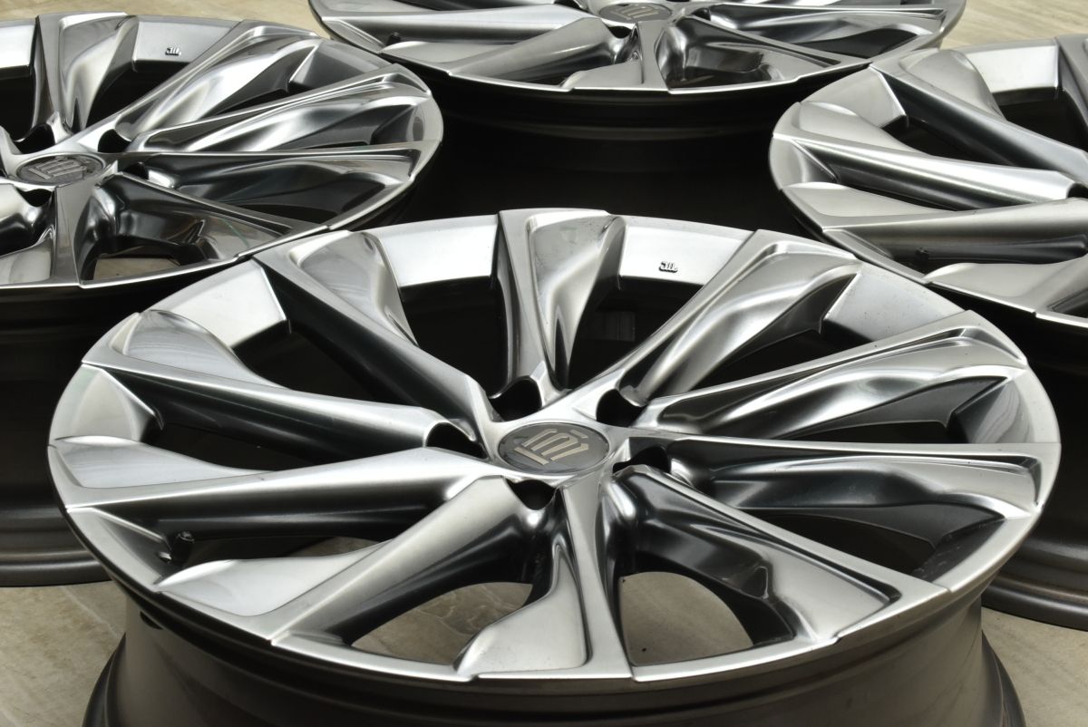 新車外し トヨタ クラウンクロスオーバー Z 純正 21in 7.5J 35 PCD114.3 4本 ノーマル戻し インチアップ レクサス 20系 NX 流用