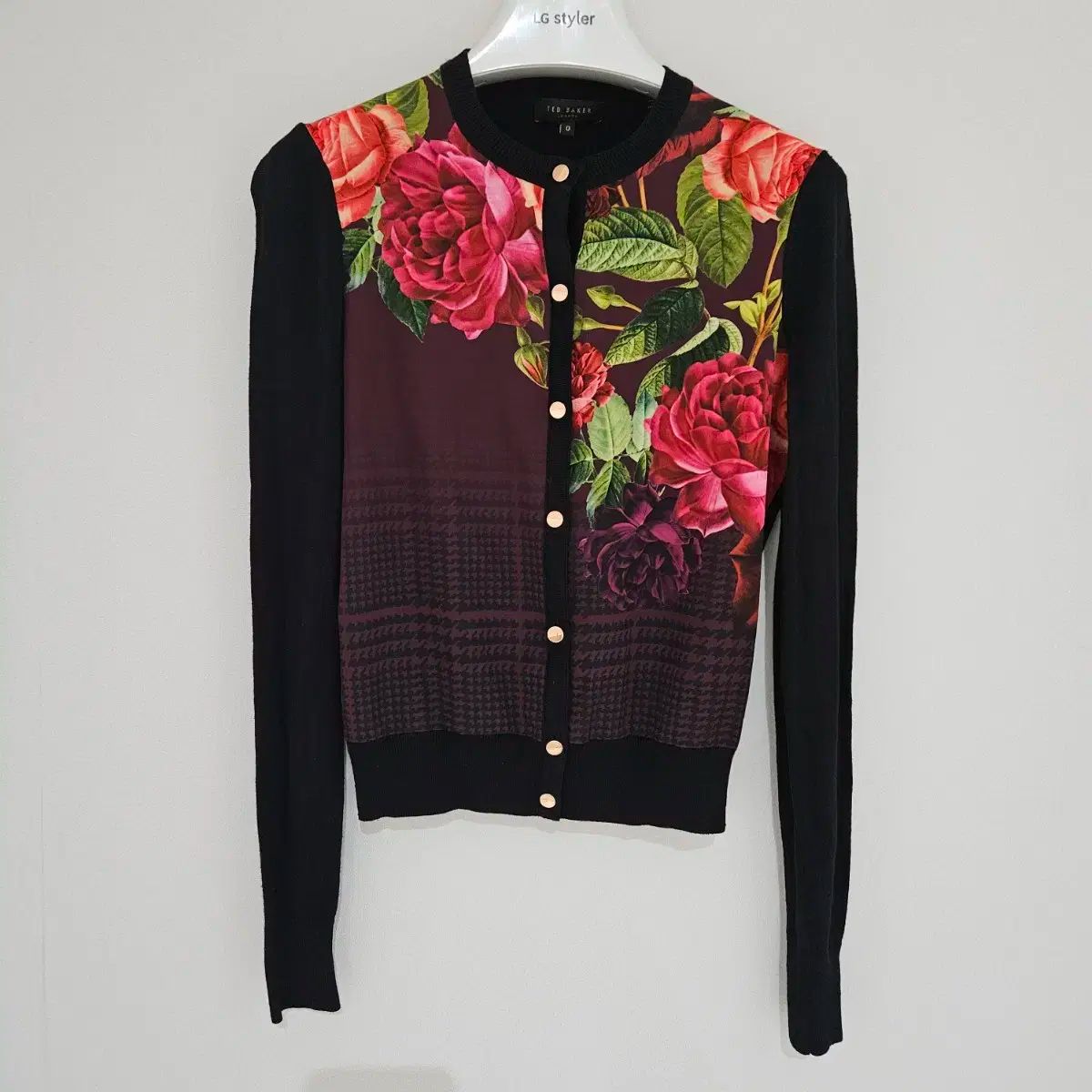 MOSCHINO CHEAPANDCHIC 花モチーフカーディガン モスキーノ チープ