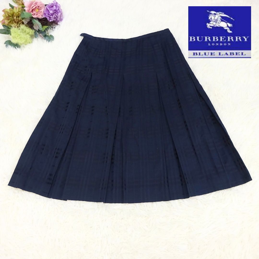 BURBERRY BLUE LABEL バーバリーブルーレーベル プリーツスカート BURBERRY BLUE LABEL バーバリーブルーレーベル プリーツスカート