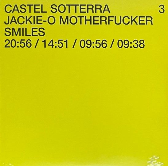 伊2LP Jackie O Motherfucker Smiles CAS003LP Castel Sotterra |00520