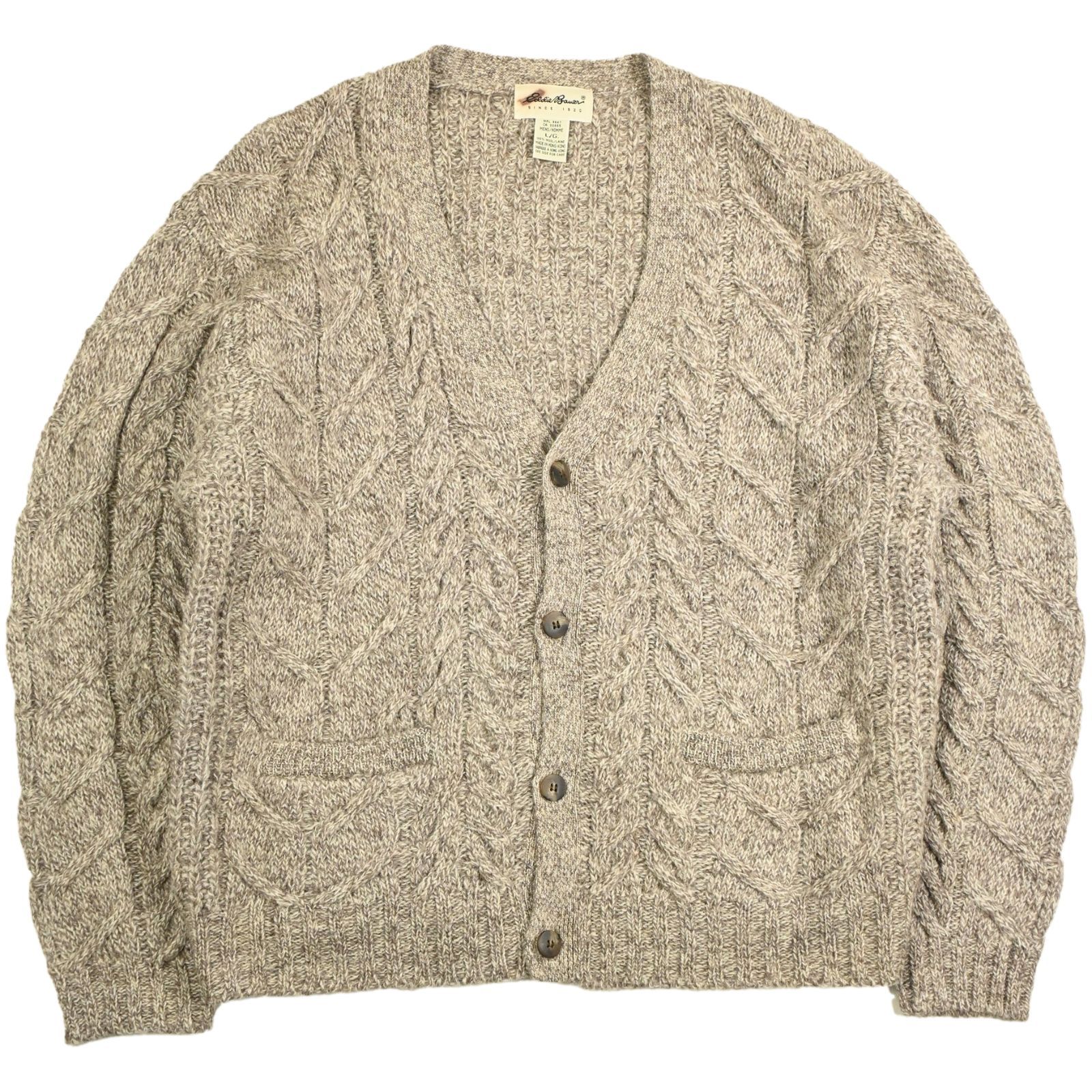 Eddie Bauer ウールニットカーディガン