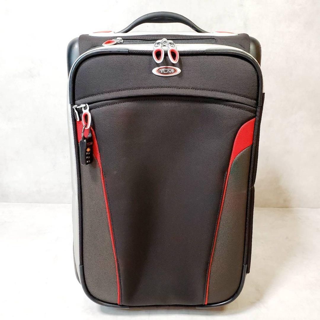 激 TUMI×DUCATI トゥミ ドゥカティ コラボ スーツケース キャリーケース 2輪モデル ブラック×レッド モデル 軽量