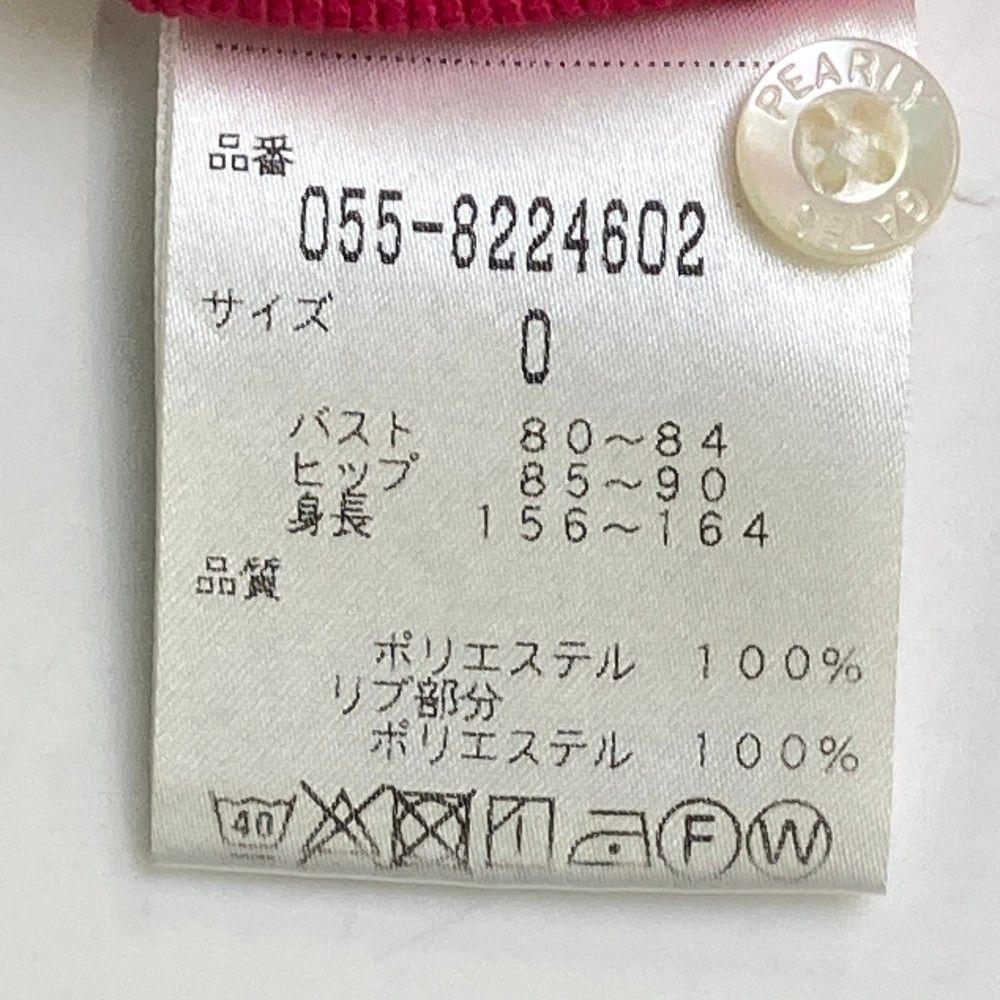 サイズ：0 PEARLY GATES パーリーゲイツ ノースリーブ ポロワンピース