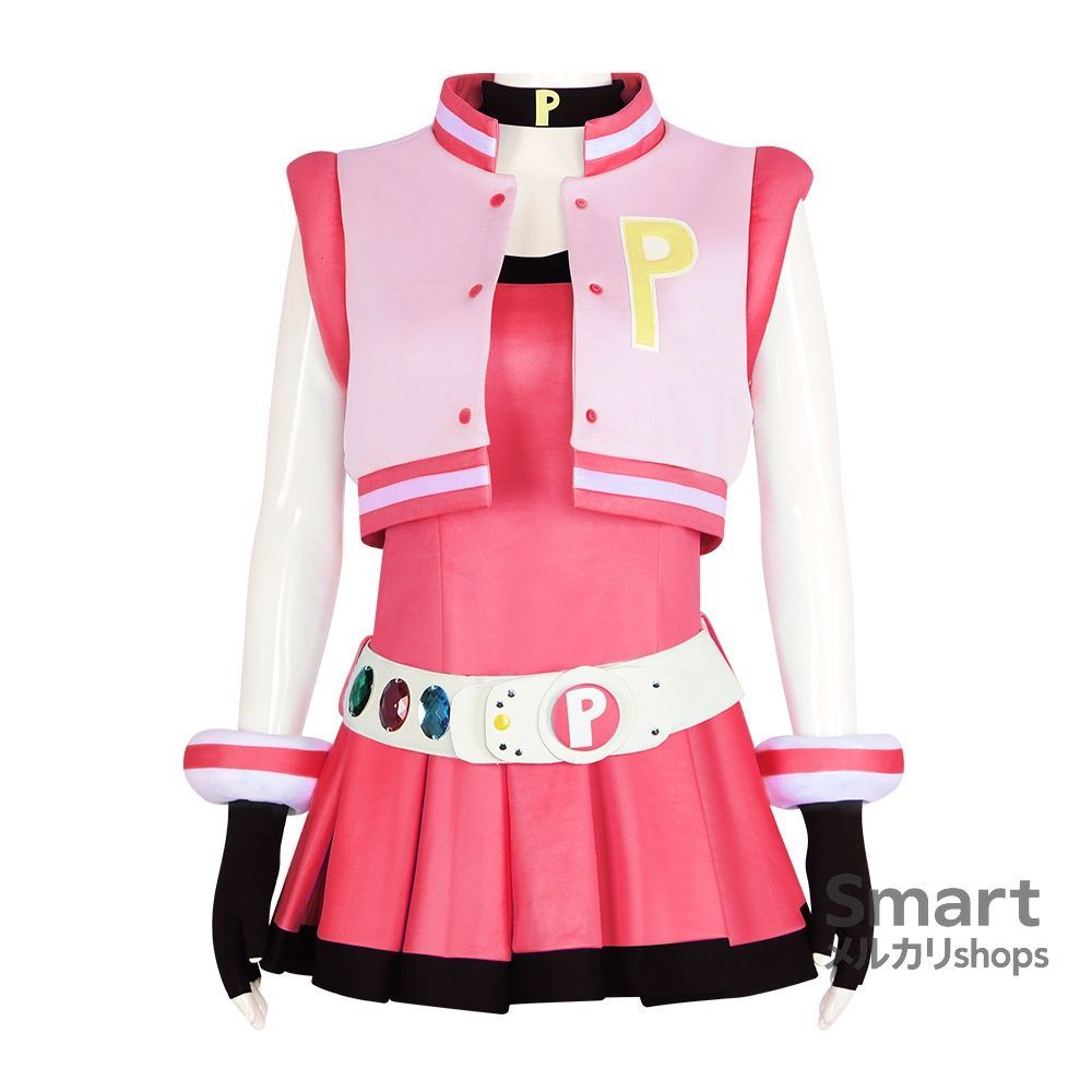 コスプレ 衣装 パワーパフガールズZ ブロッサム 花花 超能戦士風
