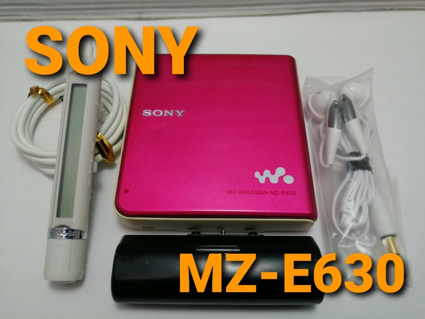 未使用］MD WALKMAN MZ-E630 ピンク ウォークマン - electrabd.com