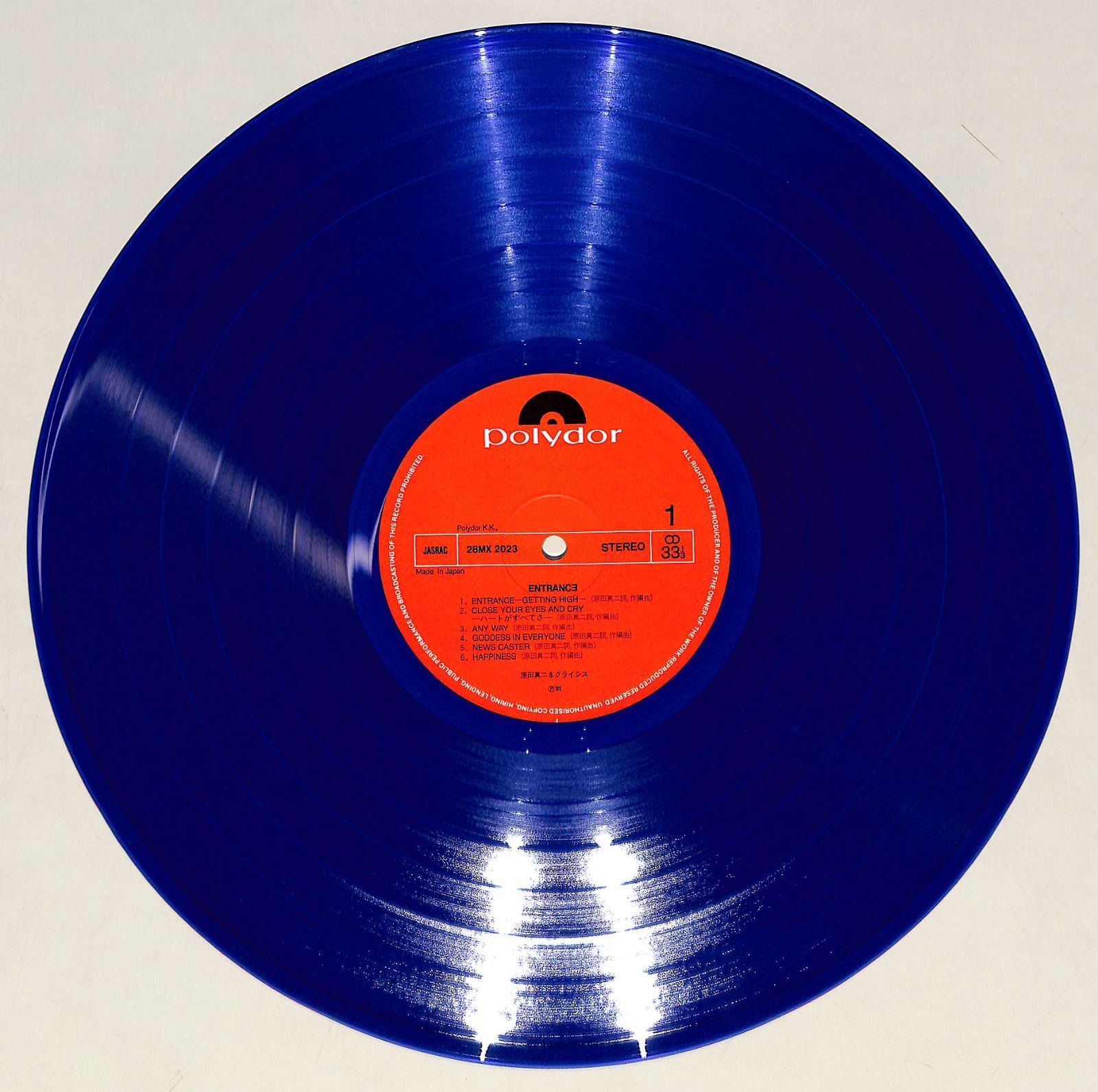 本城未沙子 TRAMPLING DOWN 麗華 LP レコード 帯付 大谷令文