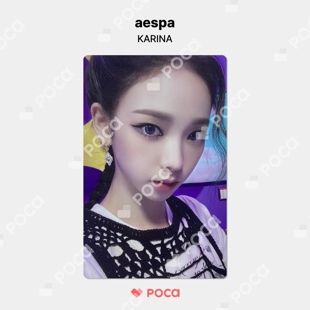 aespa カリナ トレカ COME TO MY ILLUSION RANDOM TRADING CARD