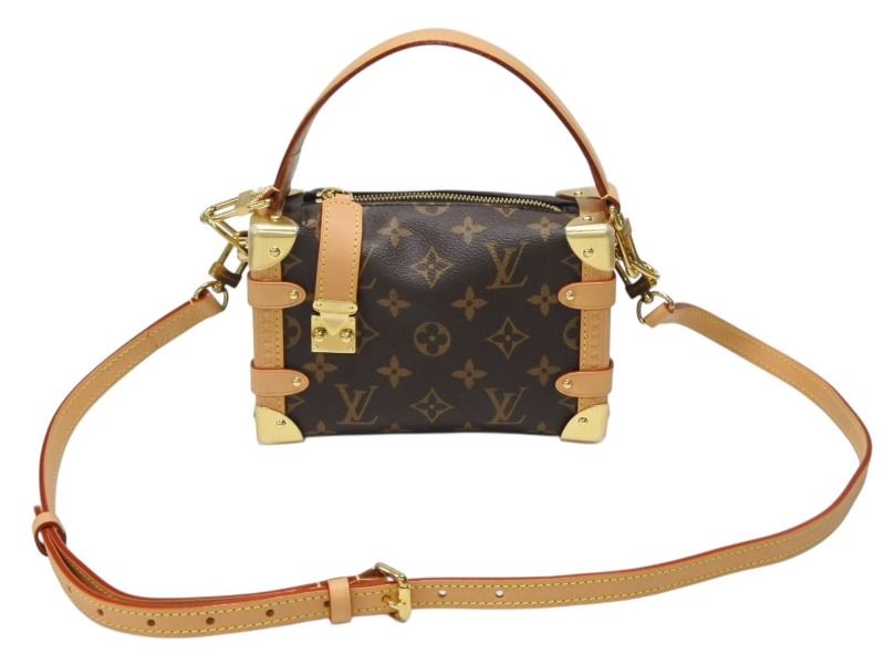 ♥ LOUIS VUITTON ルイヴィトン サイドトランクPM ショルダーバッグ M46815 モノグラム ゴールド金具 4b008249