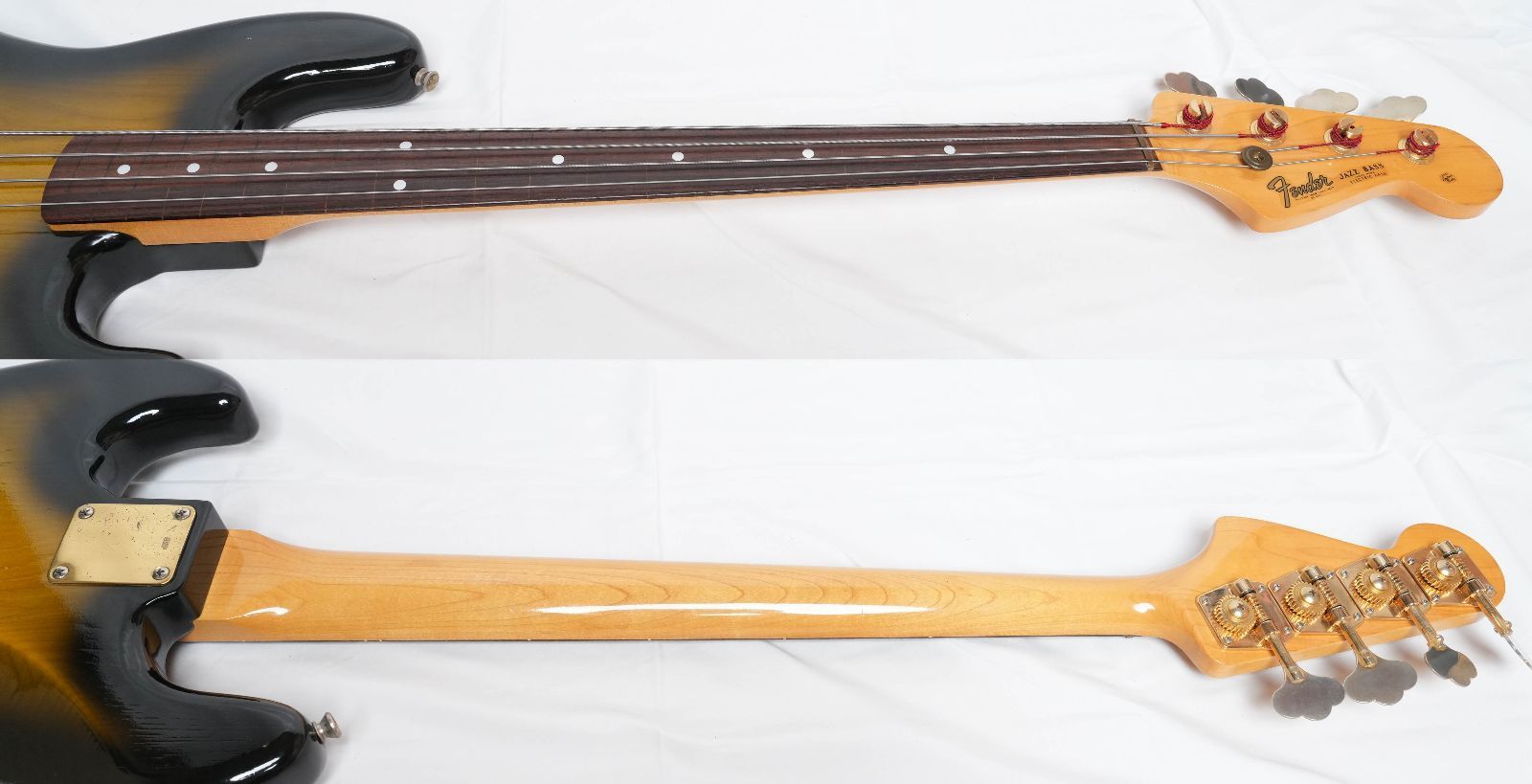 ESP ジャズベース　レア！　オーダー物？ ☆ESP☆カスタムオーダー フレットレスジャズベース 日本製 90
