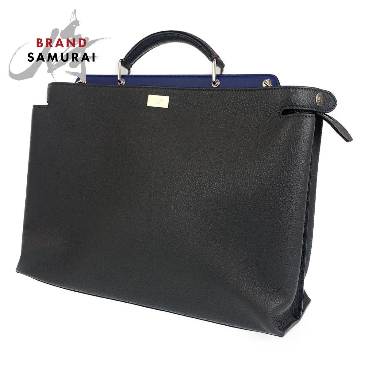 美品 FENDI フェンディ ピーカブー アイコニック セレリア グレー