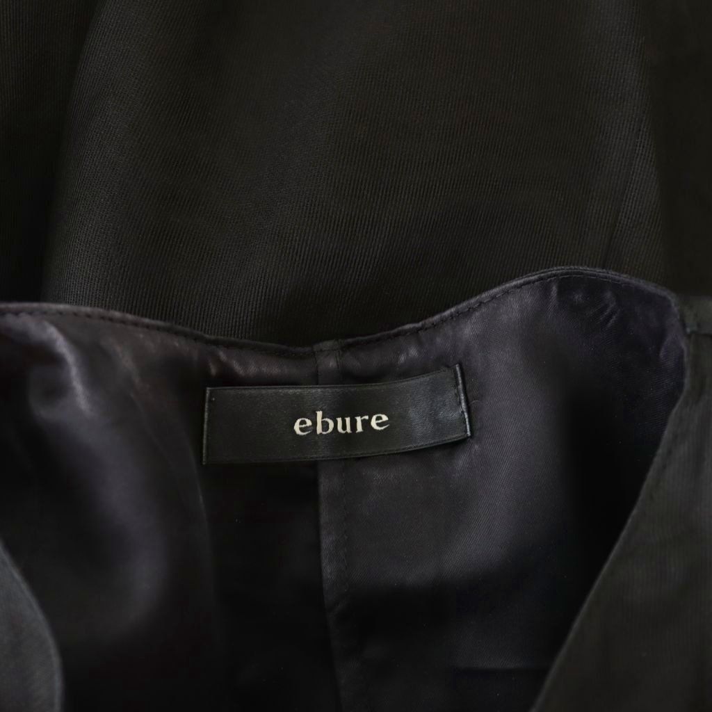 ebure エブール ワンピース 黒 36(S位) 0709125Y0006 ebure エブール ワンピース ブラック ロングワンピース - メルカリ