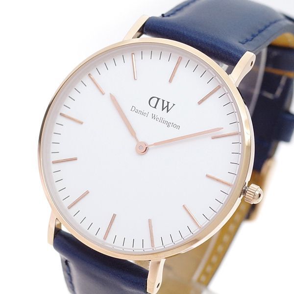 ダニエルウェリントン 腕時計 CLASSIC SOMERSET 36 ローズゴールド DW00100123 DW00600123 ホワイト ネイビー