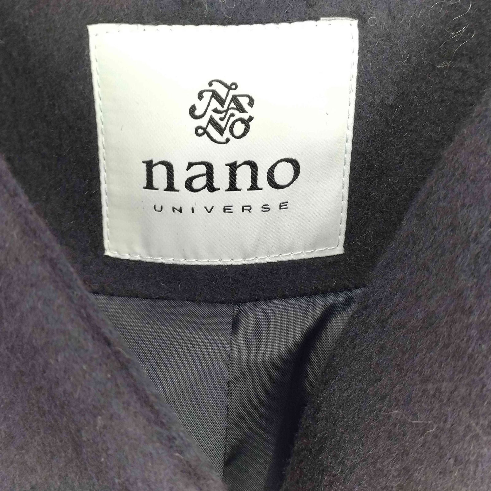 ナノユニバースコート　ほぼ未使用❗️ ナノユニバース NANO universe ノーカラーコート レディース