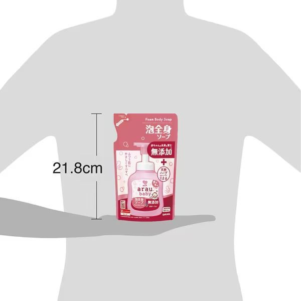 まとめ買い ケース販売20ケ入り arau.baby アラウベビー 泡全身ソープ 詰替 400ｍL