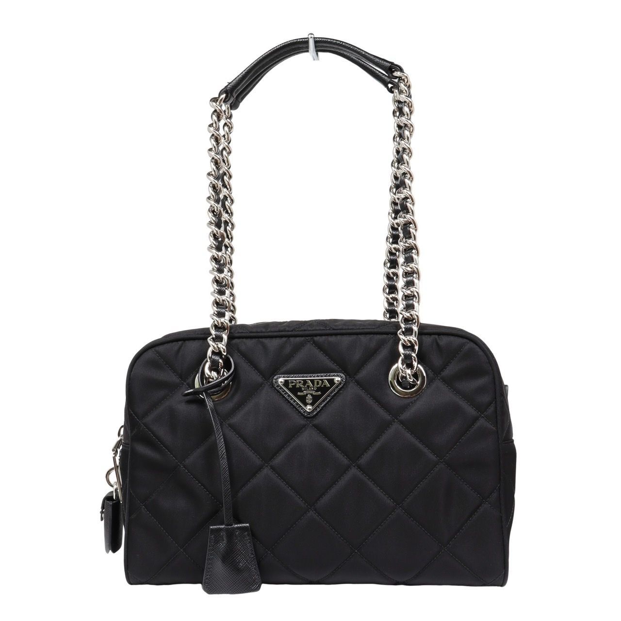 プラダ テッスート キルティング ナイロン ショルダーバッグ PRADA プラダ テスートインプントゥ キルティング チェーン