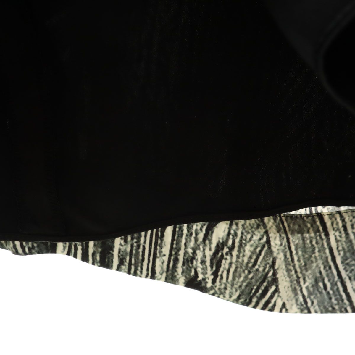 HELMUT LANG ヘルムートラング シルク 総柄 ノースリーブ ワンピース S