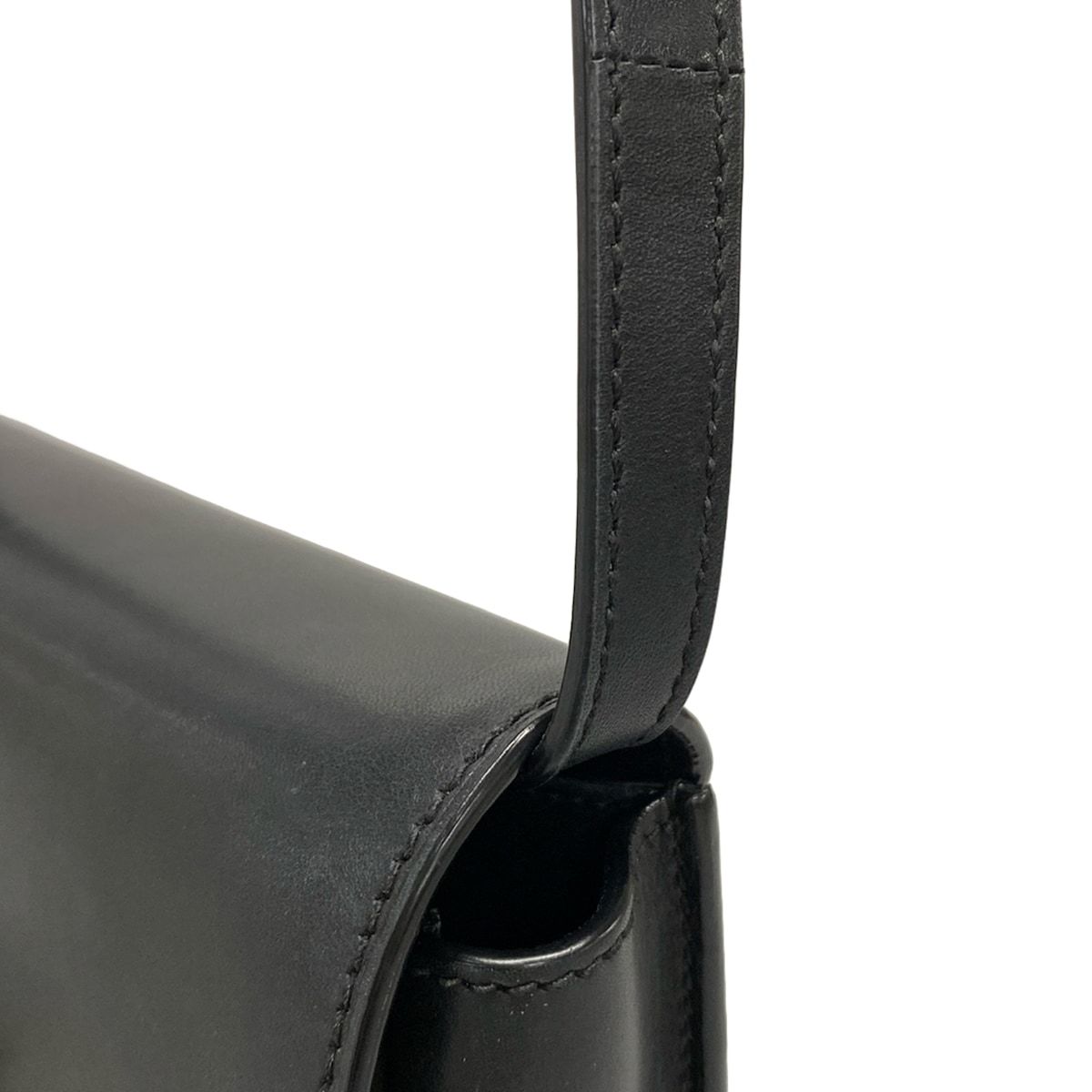 SAINT LAURENT PARIS サンローランパリ ショルダーバッグ カイア スモールサッチェル 619740 黒 レザー DECORATOM_COM_BR