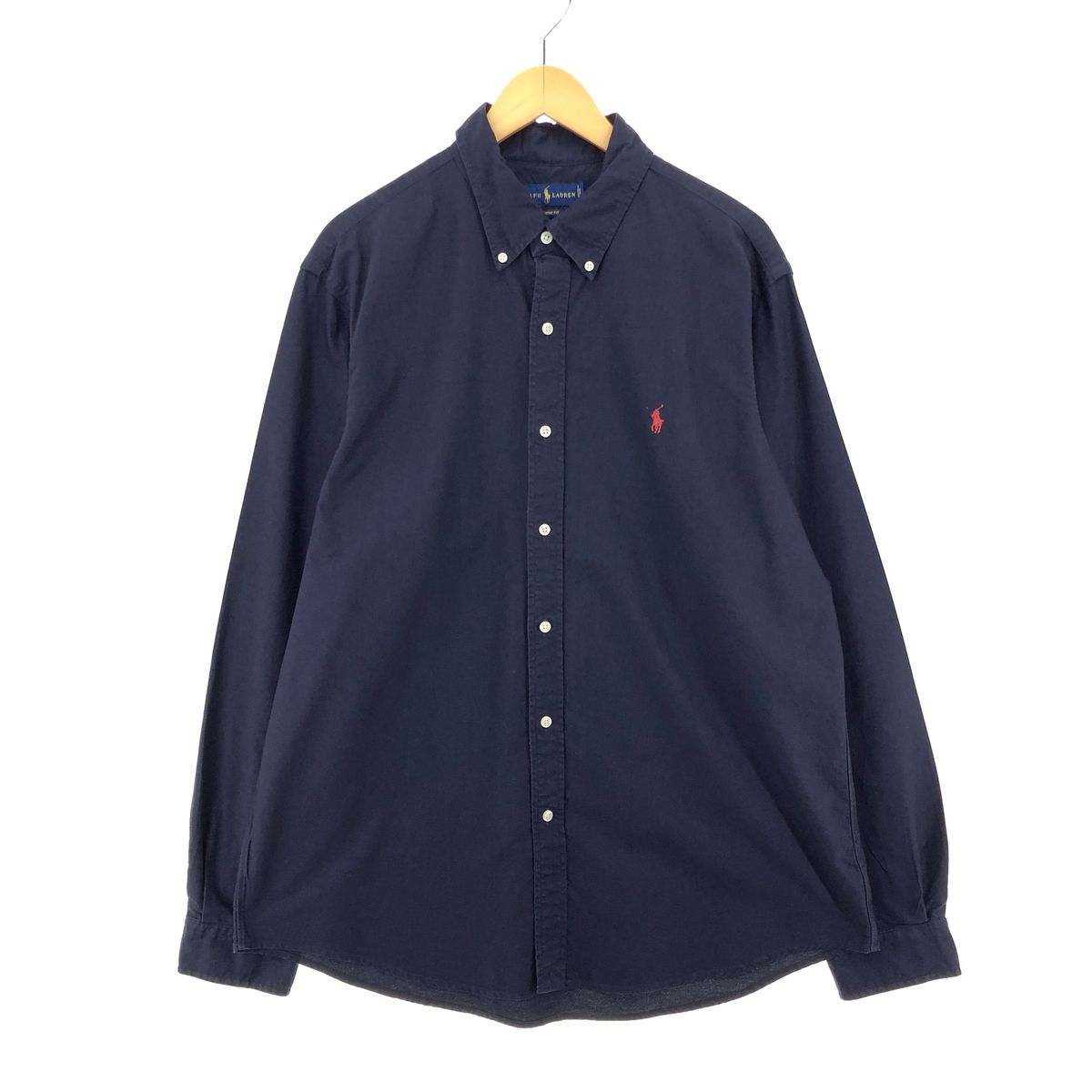 古着 ラルフローレン Ralph Lauren CLASSIC FIT 長袖 ボタンダウンシャツ メンズXL/eaa397920