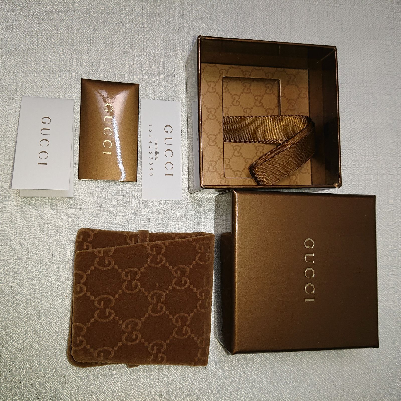 グッチ　アクセサリーケース　ジュエリーケース　空箱 グッチ gucci ジュエリーケース 空箱セット - メルカリ