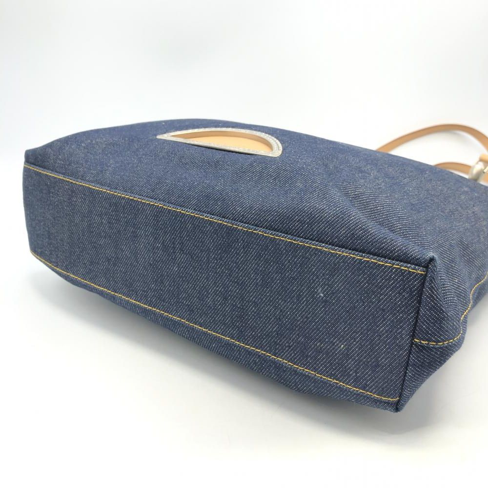 中古】Christian Dior マリスパール デニムトートバッグ インディゴ クリスチャンディオール[17] - メルカリ