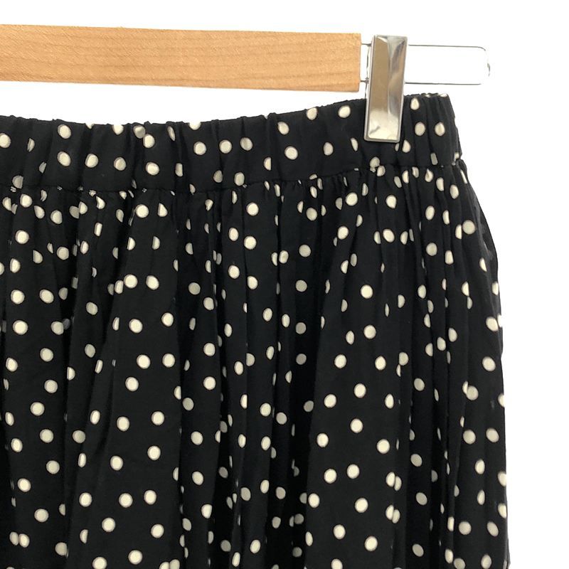 kagure / かぐれ | 2024AW | ドットギャザースカート / 総裏地 | F